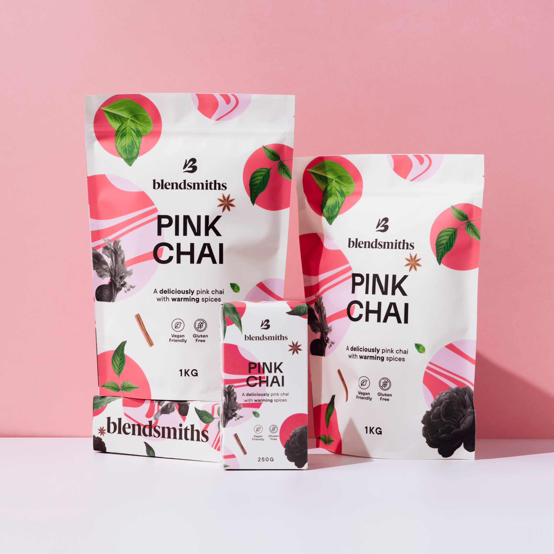 Blendsmith Pink Chai range